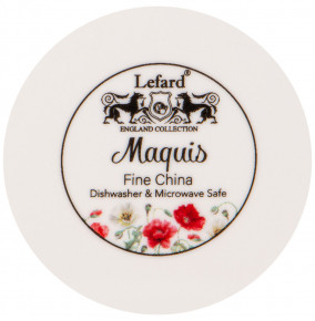 Набор тарелок 20,5 см 2 шт белые  LEFARD "Маки" / 233067