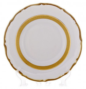 Набор тарелок 17 см 6 шт  Bavarian Porcelain "Мария-Тереза /Золотая матовая лента" / 093139