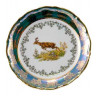 Тарелка 25 см 1 шт  Royal Czech Porcelain "Мария-Тереза /Охота зеленая" / 203452