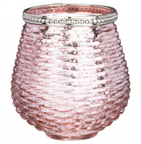 Подсвечник 10 х 10 х 10,5 см  LEFARD "Анкара" с металлическими элементами розовый / 272883
