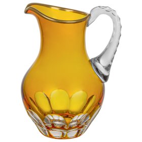 Кувшин для воды 1,5 л янтарный  Arnstadt Kristall &quot;Полаис /Отводка золото&quot; / 380259