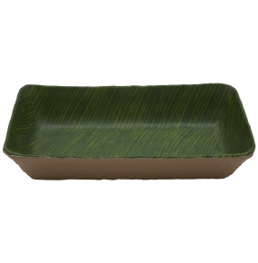 Блюдо 32,5 х 17,6 х 6,5 см прямоугольное  P.L. Proff Cuisine "Green Banana Leaf" GN 1/3 / 320460