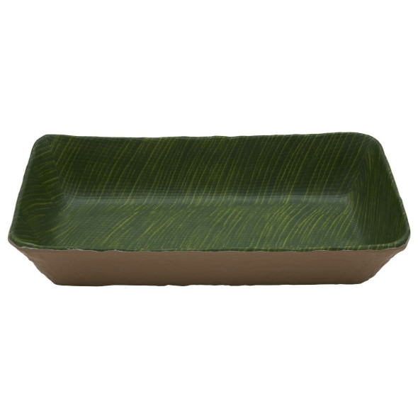 Блюдо 32,5 х 17,6 х 6,5 см прямоугольное  P.L. Proff Cuisine &quot;Green Banana Leaf&quot; GN 1/3 / 320460