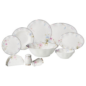 Столовый сервиз на 6 персон 26 предметов (без супника)  LEFARD &quot;луговые цветы&quot; / 189221