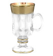 Кружки для горячих напитков 6 шт н/н  Bohemia &quot;Матовое золото&quot; B-G / 096951