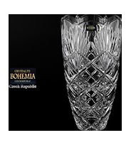 Ваза для цветов 25 см  Crystalite Bohemia &quot;Лира /Без декора&quot; / 038940