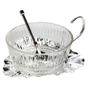 Варенница 17,5 х 14,5 см с ложкой "Queen Anne" / 152044