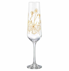 Бокалы для шампанского 200 мл 6 шт  Crystalex CZ s.r.o. "Сандра /Полевые цветы" / 344788