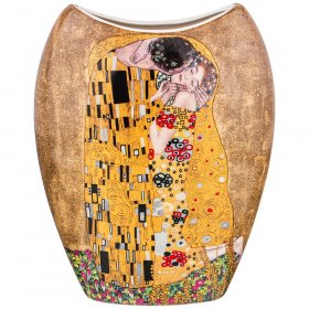 Ваза для цветов 20,5 см золотая  LEFARD &quot;поцелуй /г. климт&quot; / 214012
