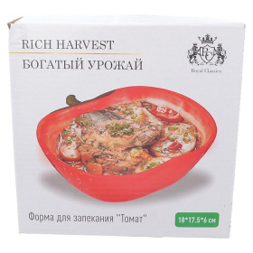 Форма для запекания 18 х 17,5 х 6 см 600 мл  Royal Classics &quot;Rich harvest /Томат&quot; / 254805