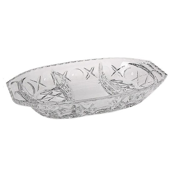 Менажница 21,5 см 3-х секционная  Crystal Bohemia &quot;TRAYS&quot; / 104576