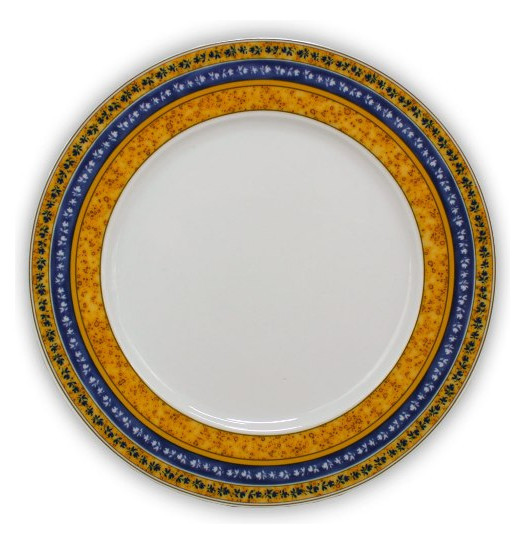 Тарелка 25 см 1 шт  Thun &quot;Кайро /Сине-желтые полоски&quot; / 232459