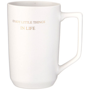 Кружка 540 мл  LEFARD "Positive /Enjoy little things in life" / 337448