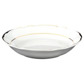 Салатник 19 см  Thun "Констанция /Золотая ниточка /отводка золото" / 020278