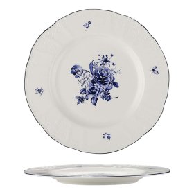 Тарелка 21 см  P.L. Proff Cuisine &quot;Blue Flower&quot; (6шт.) / 345706