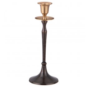 Подсвечник 22 см латунь / 271326