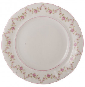 Набор тарелок 19 см 6 шт  Leander "Соната /Розовый цветок /Розовая отводка" / 199362