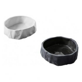 Салатник 450 мл серый Cmielow Design Studio "BENT" / 163393