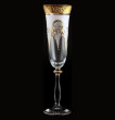 Бокалы для шампанского 190 мл 6 шт  Bohemia &quot;Анжела /Tulp золото&quot; R-G / 097320
