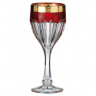 Бокалы для белого вина 190 мл 6 шт  Crystalite Bohemia "Сафари /Рубин /432267" / 045598