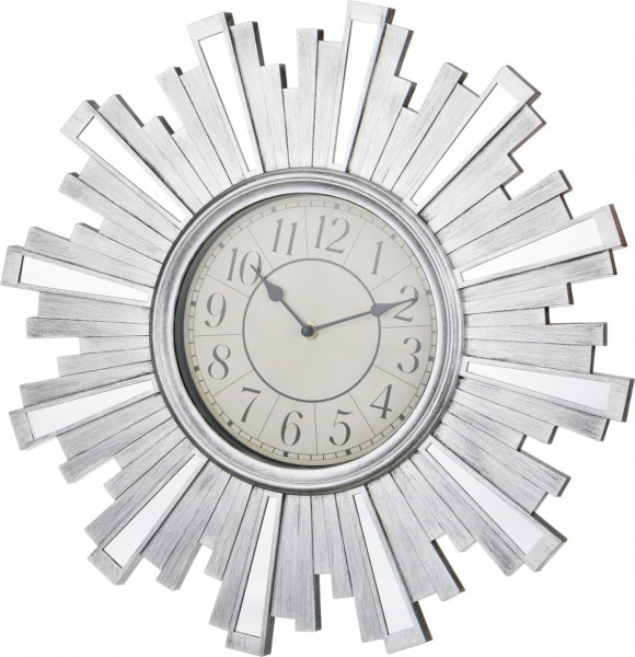 Часы настенные 50 х 50 х 4 см кварцевые серебро  LEFARD &quot;SWISS HOME&quot; / 187920
