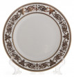 Набор тарелок 27 см 6 шт  Bavarian Porcelain &quot;Александрия /Платиновый узор на белом&quot; / 070340