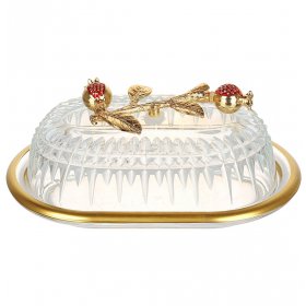 Масленка 20 см с крышкой  Yagmur Hediyelik &quot;Narli&quot; / 370493