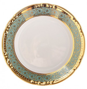 Набор тарелок 19 см 6 шт  Thun "Констанция /Серо-голубая полоса с золотом" / 105319