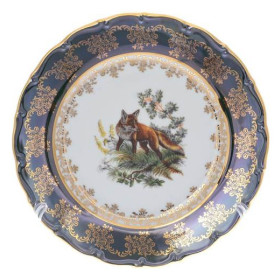 Набор тарелок 21 см 6 шт  Chodov &quot;Корона /Аристократ /Охота зеленая&quot; / 256451