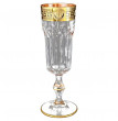 Бокалы для шампанского 170 мл 6 шт  Astra Gold &quot;Провенза Голд Блэк /Версаче&quot; / 029394