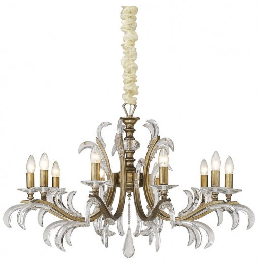 Люстра 10 рожковая  Wertmark "GISELA" / 302775 — 