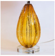 Настольная лампа 1 рожковая  Cloyd &quot;CEREUS&quot; / бел. - выс. 58 см - янтарн. стекло / 336436