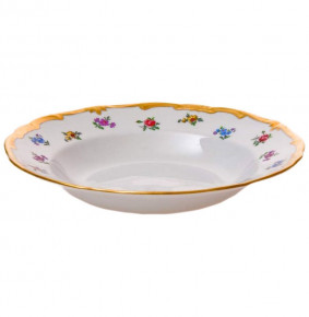 Набор тарелок 22 см 6 шт глубокие  Weimar Porzellan "Мелкие цветы /1016" / 062205