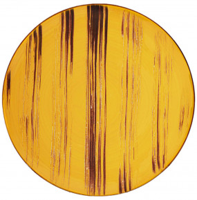 Тарелка 18 см жёлтая  Wilmax "Scratch" / 261472
