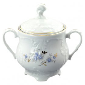 Сахарница 250 мл 1 шт  Cmielow &quot;Рококо /Голубой цветок&quot; / 329068