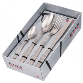 Столовые приборы 16 предметов на 4 персоны  Eme &quot;Infinity Sabbiato&quot; / 251060