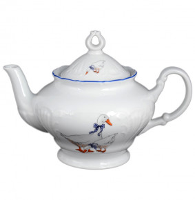 Заварочный чайник 1,2 л   Bohemia Porcelan Moritz Zdekauer 1810 s.r.o. "Лиана /Гуси" / 096655