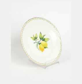 Набор тарелок 24 предмета на 6 персон  O.M.S. Collection "LIANA /Лимоны" (микс с углублением) / 303457