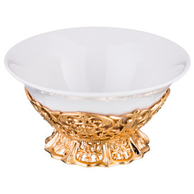 Столовый набор на 6 персон 7 предметов (супник 2,5 л + 6 шт пиал по 200 мл)  LEFARD &quot;Плюмаж /золото&quot; / 188949