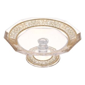 Блюдо 20 см шестигранное н/н  Yagmur Hediyelik "Desenli" / 333542