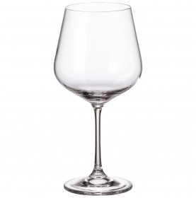 Бокал для красного вина 600 мл 1 шт  Crystalite Bohemia &quot;Дора /Без декора&quot; / 120147