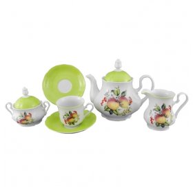 Чайный сервиз на 6 персон 15 предметов  Leander &quot;Мэри-Энн /Спелые яблоки&quot; / 158000