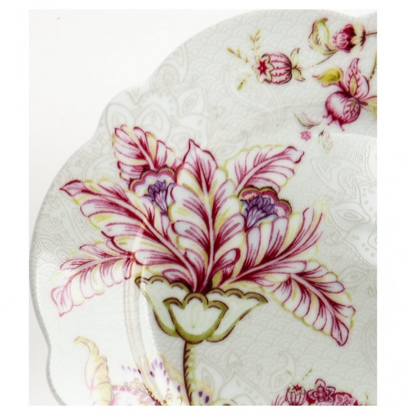 Набор тарелок 20 см 4 шт  Easy Life &quot;Розовый цветок&quot; (подарочная упаковка) / 153238