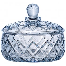 Сахарница 320 мл 12 х 10 см  LEFARD &quot;Diamant blue&quot; / 340818