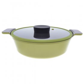 Жаровня 24 см с крышкой литой алюминий 2,3 л &quot;Neoflam /Vulcan&quot; / 258648