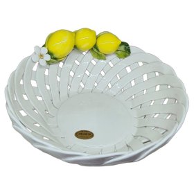Блюдо 30 см круглое перф.  Orgia &quot;Лимоны&quot; / 380183