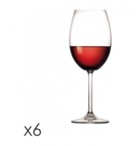 Бокалы для красного вина 450 мл 6 шт "Tescoma /CHARLIE /Без декора" (подарочная упаковка) / 141356