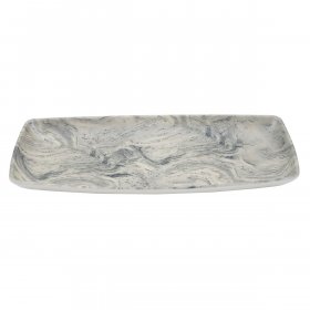 Блюдо 29 х 14 х 2,7 см прямоугольное  P.L. Proff Cuisine "Streamer grey" / 360061