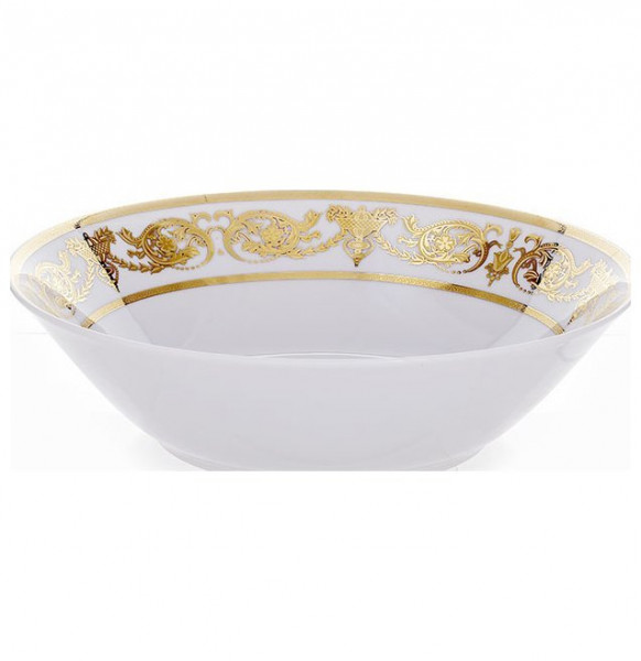 Набор салатников 13 см 6 шт  Bavarian Porcelain &quot;Александрия /Золотой узор на белом&quot; / 070325