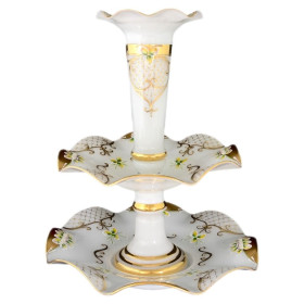 Этажерка 40 см  Bohemia &quot;Лепка белая&quot; / 070769